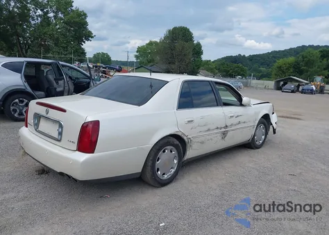 2001 Cadillac Deville Dhs z USA, uszkodzony, nr VIN 1G6KE57Y51U293393